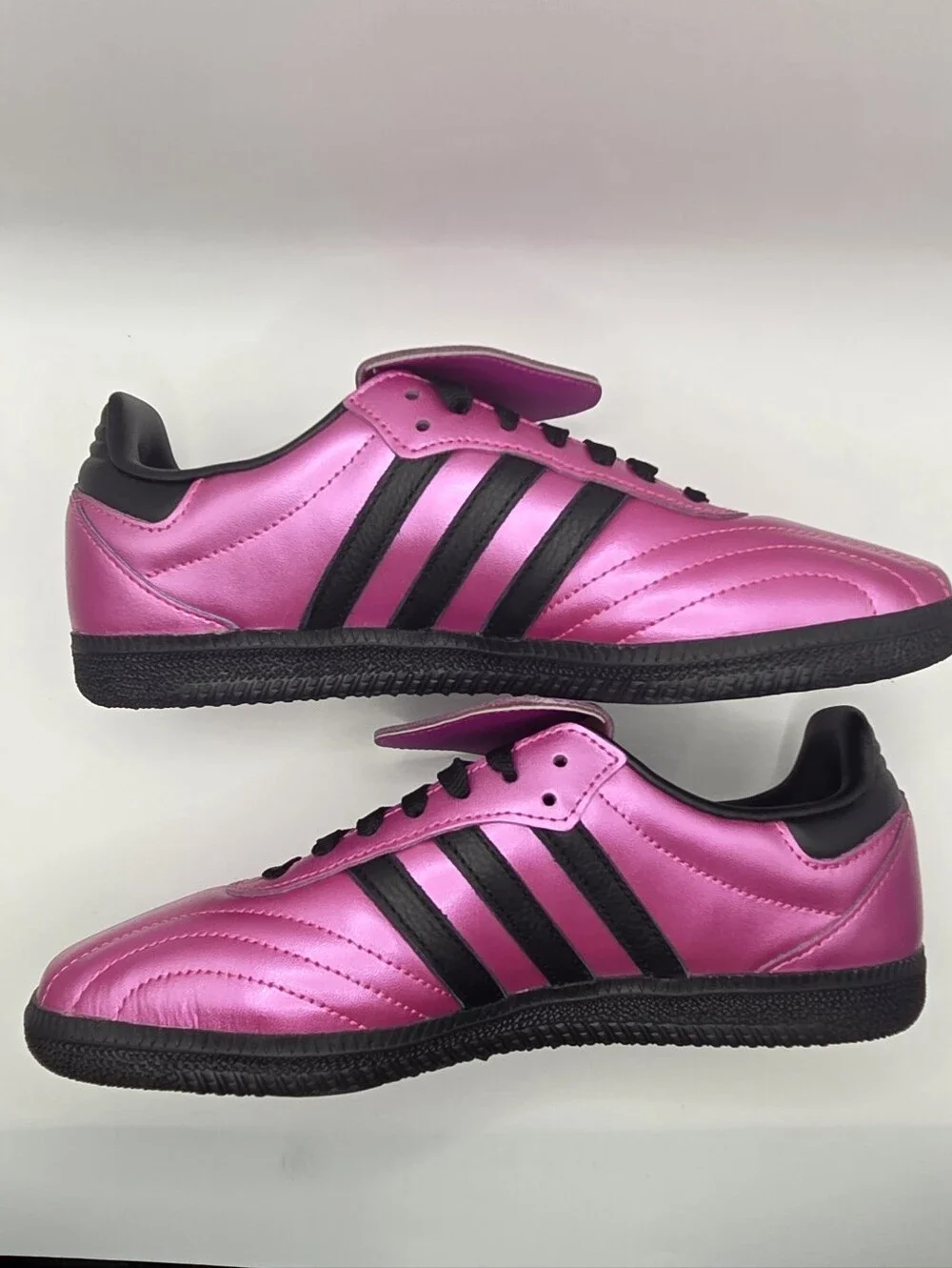 adidas Samba LT Womens Size 7 Metallic Pink/Black